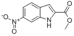 Molecular Structure of 136818-66-1 (Methyl 6-nitro-1H-indole-2-carboxylate)